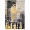 World Rug Gallery Modern Watercolor Abstract Design Area Rug 3'3'' x 5' Yellow 939YELLOW3X5 - alternate 10